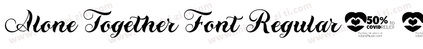 Alone Together Font Regular字体转换